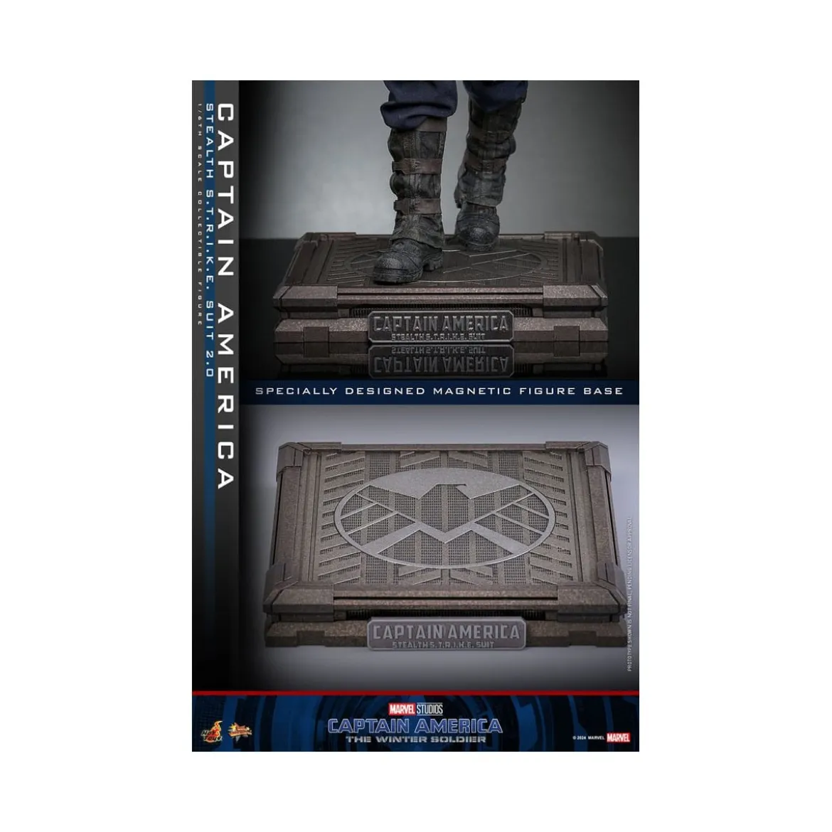 Hot Toys Captain America : Le Soldat de l'hiver - Captain America Stealth S.T.R.I.K.E. Suit MMS 1/6