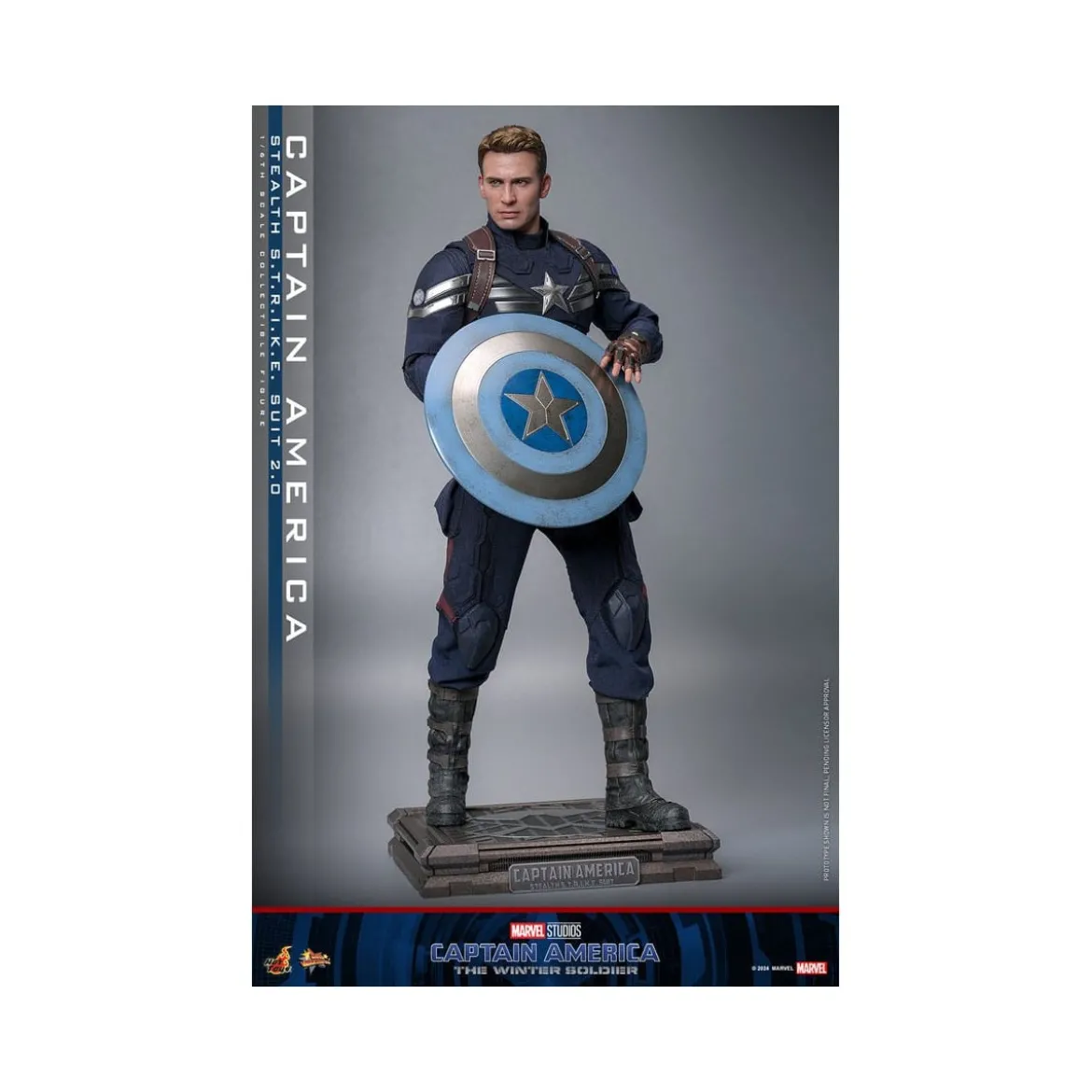 Hot Toys Captain America : Le Soldat de l'hiver - Captain America Stealth S.T.R.I.K.E. Suit MMS 1/6