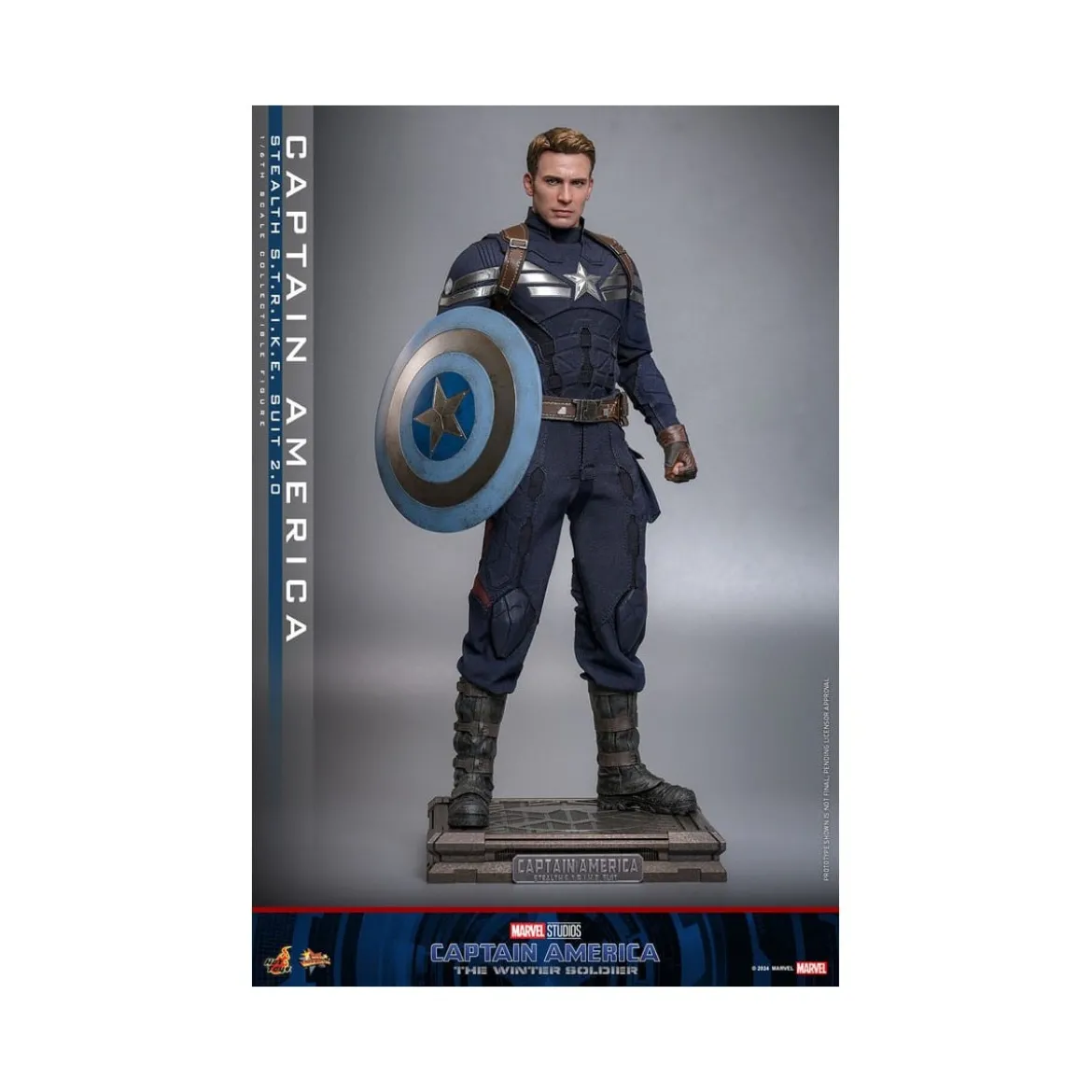 Hot Toys Captain America : Le Soldat de l'hiver - Captain America Stealth S.T.R.I.K.E. Suit MMS 1/6