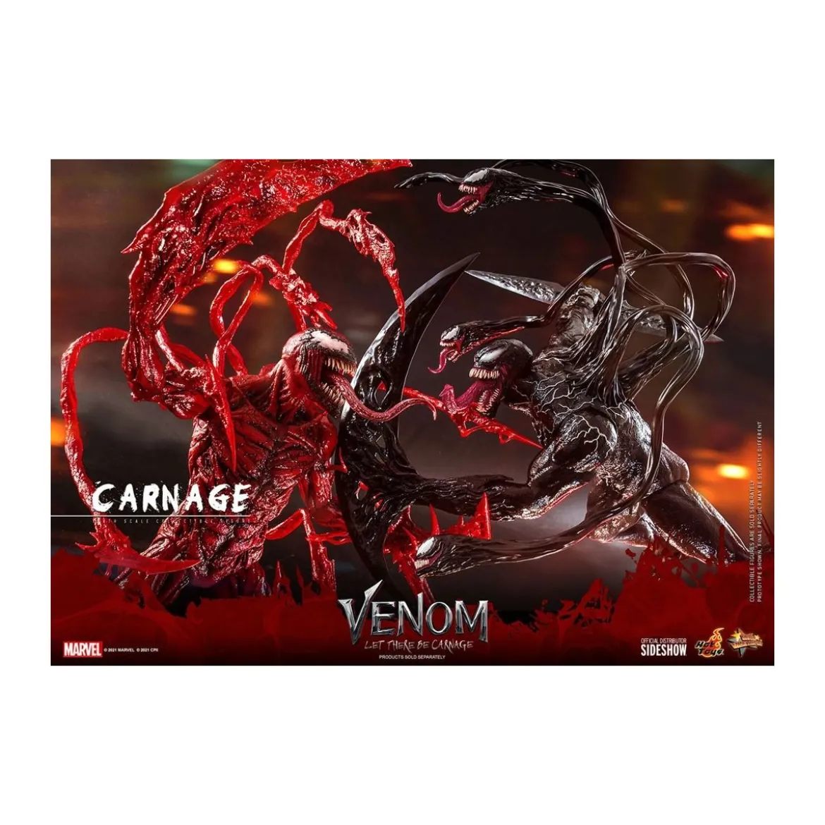 Hot Toys - Carnage Deluxe Version - Venom: Let There Be Carnage Movie Masterpiece 1/6