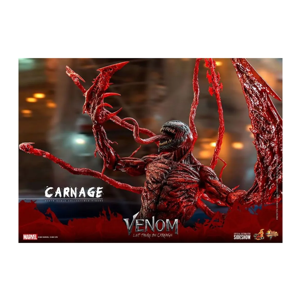 Hot Toys - Carnage Deluxe Version - Venom: Let There Be Carnage Movie Masterpiece 1/6