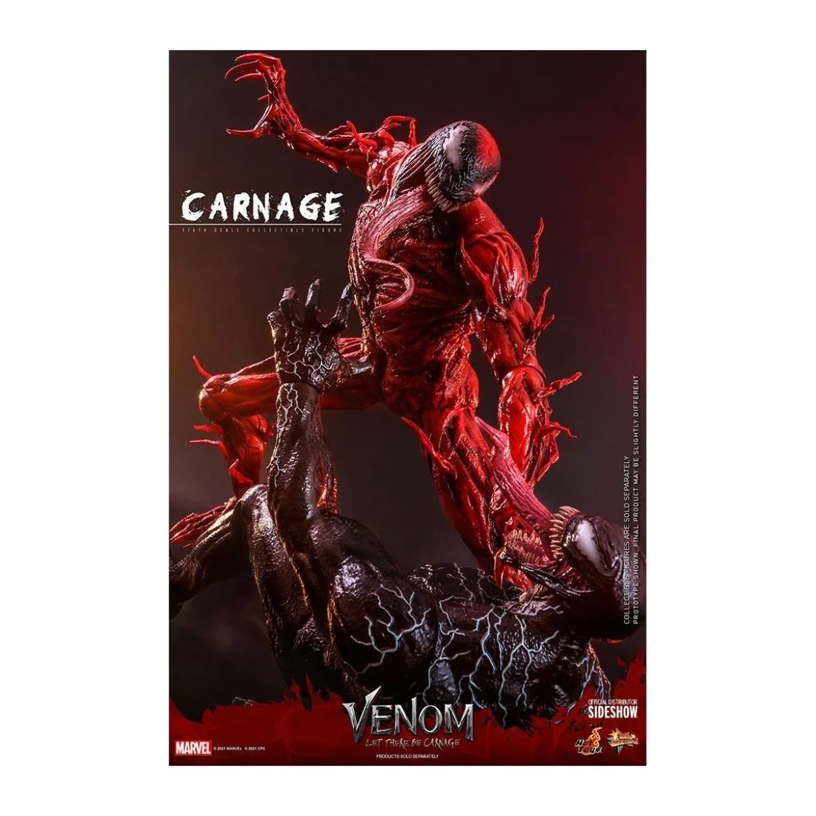 Hot Toys - Carnage Deluxe Version - Venom: Let There Be Carnage Movie Masterpiece 1/6