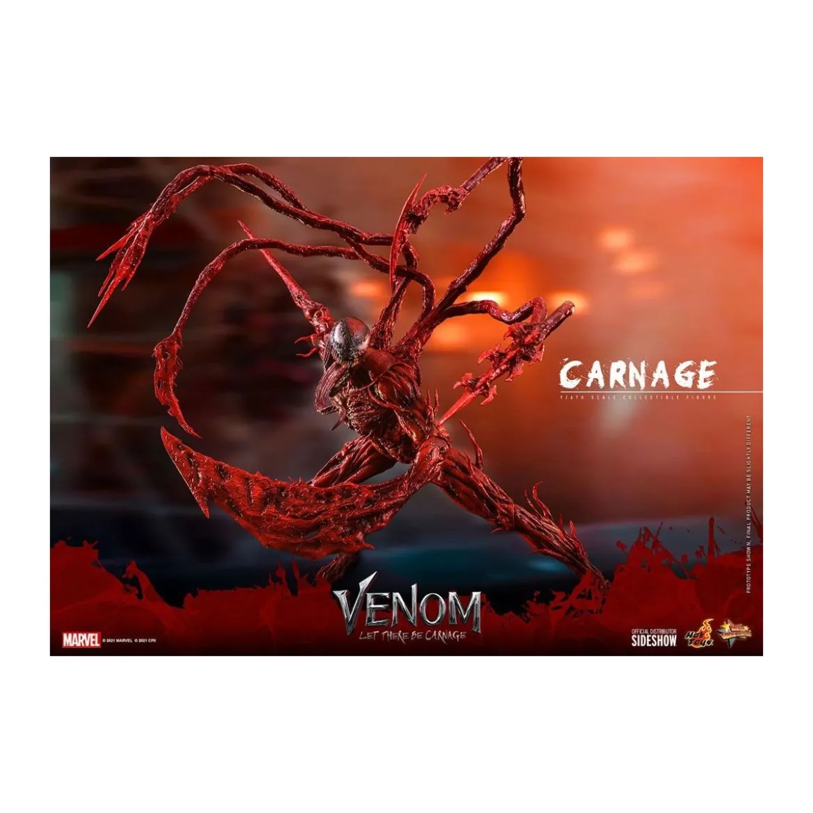 Hot Toys - Carnage Deluxe Version - Venom: Let There Be Carnage Movie Masterpiece 1/6