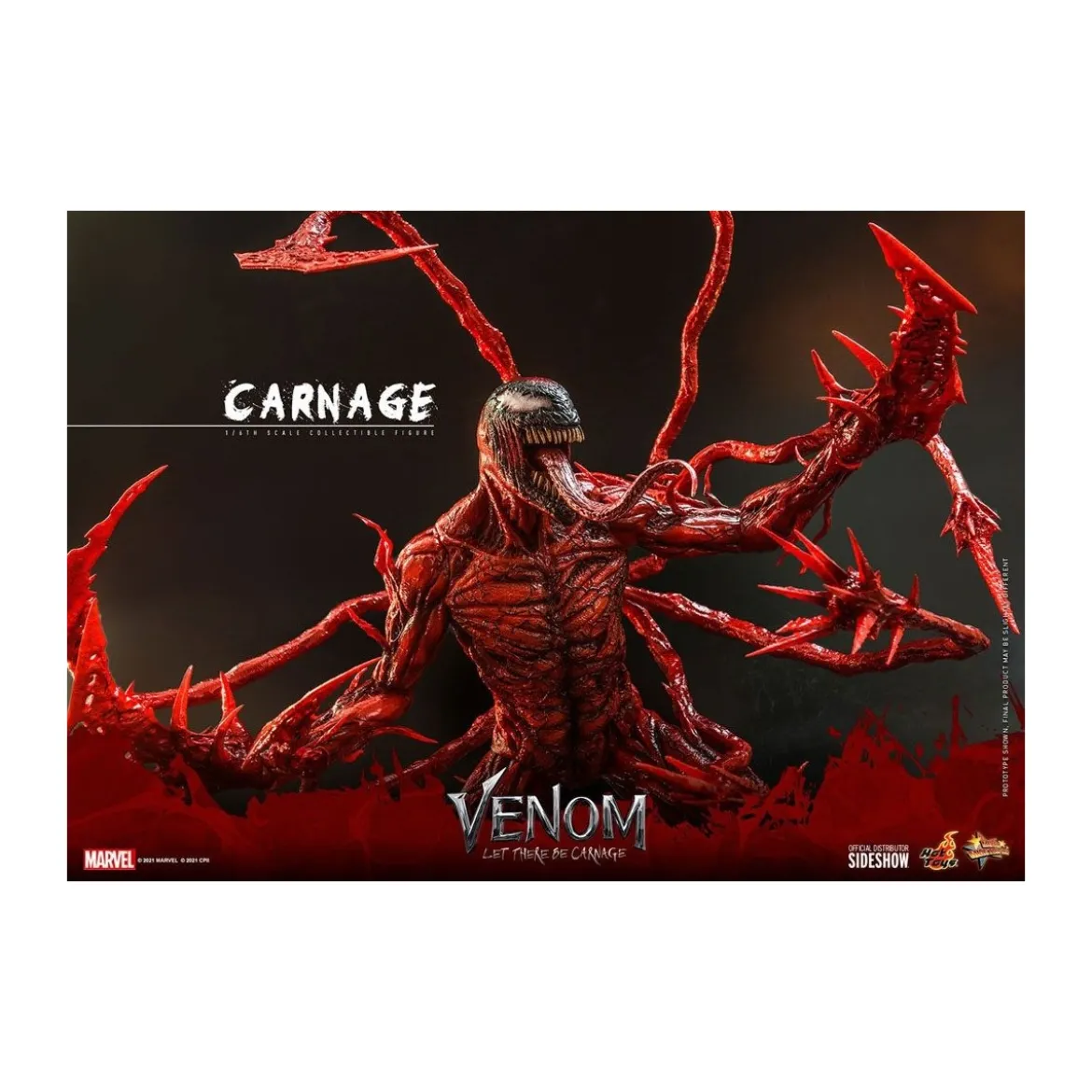 Hot Toys - Carnage Deluxe Version - Venom: Let There Be Carnage Movie Masterpiece 1/6