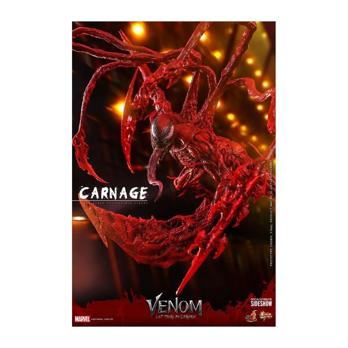 Hot Toys - Carnage Deluxe Version - Venom: Let There Be Carnage Movie Masterpiece 1/6