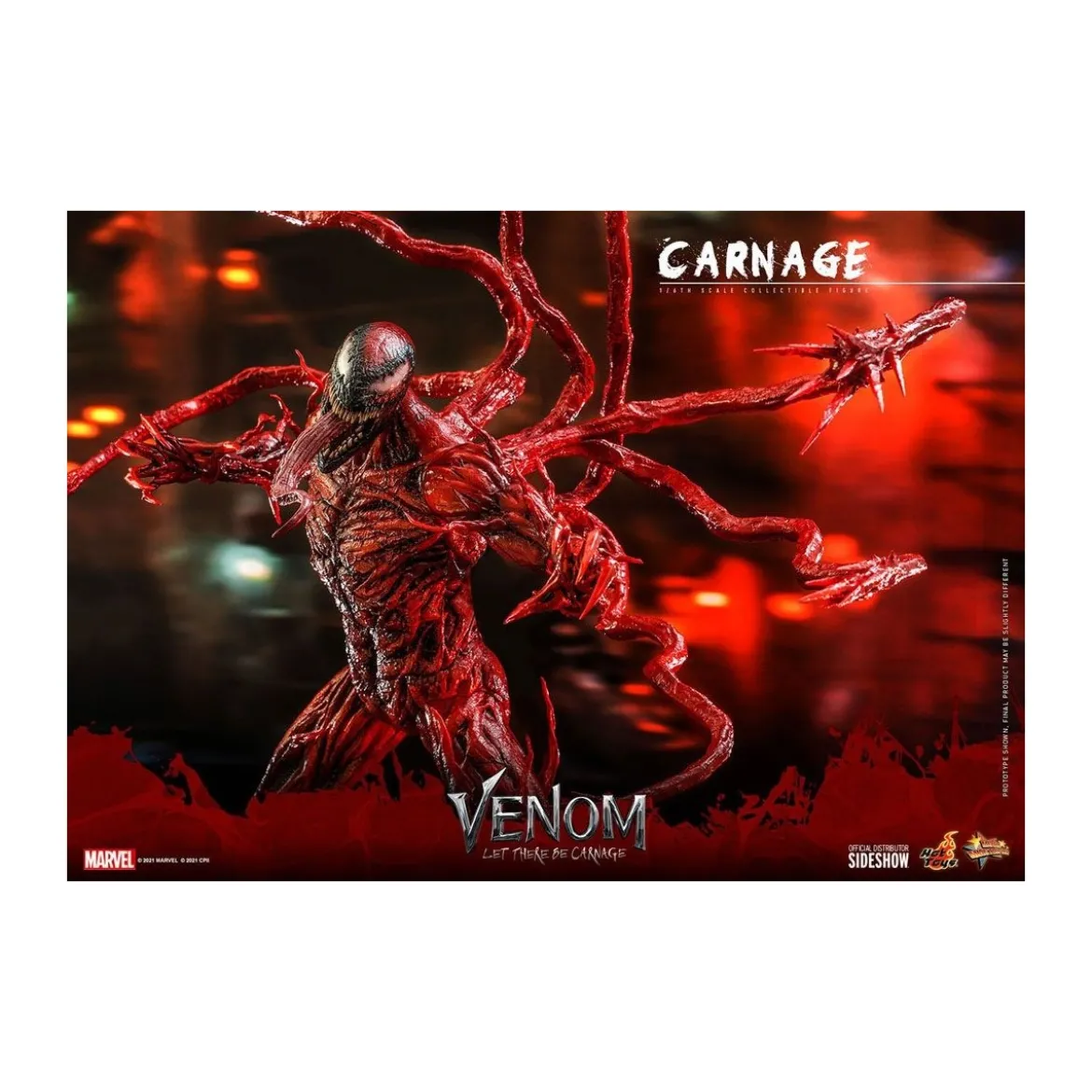 Hot Toys - Carnage Deluxe Version - Venom: Let There Be Carnage Movie Masterpiece 1/6