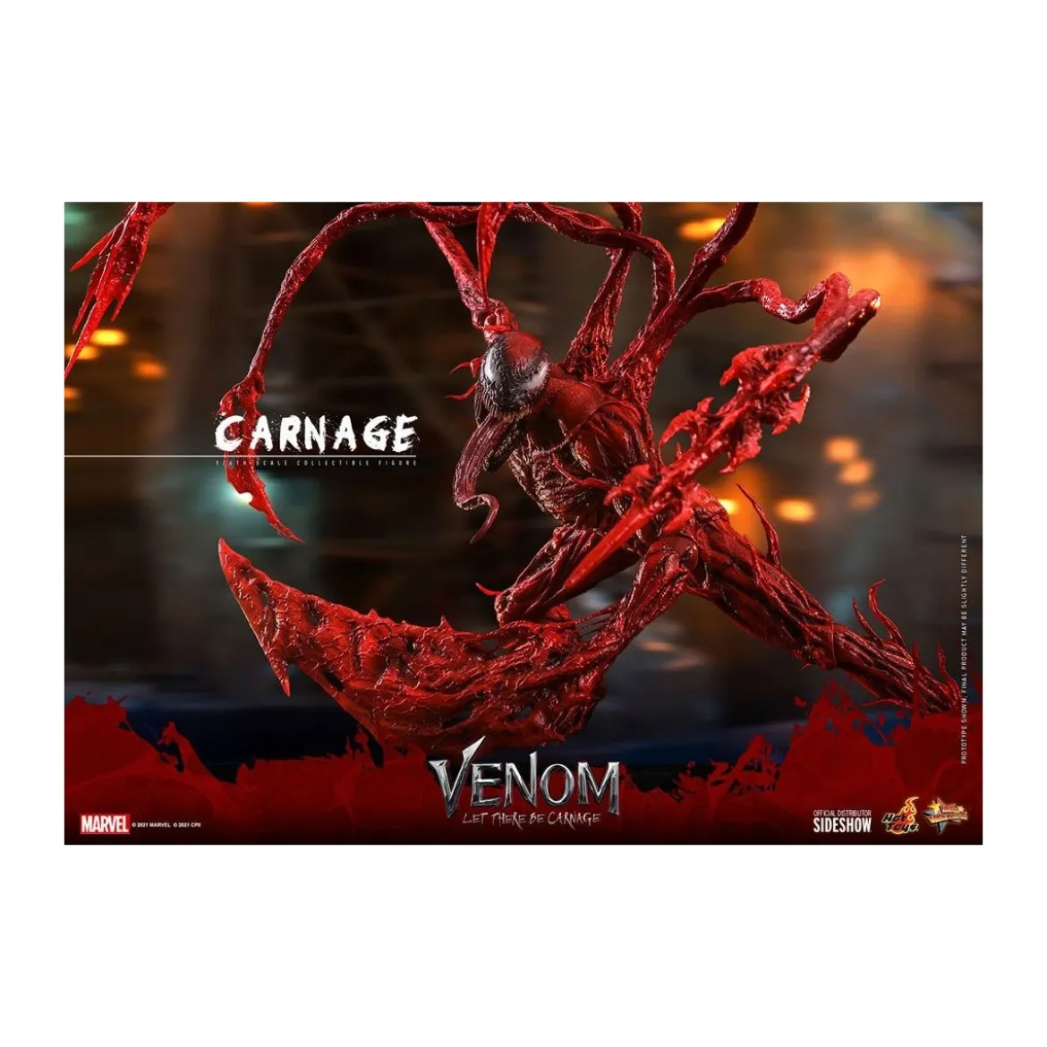 Hot Toys - Carnage Deluxe Version - Venom: Let There Be Carnage Movie Masterpiece 1/6
