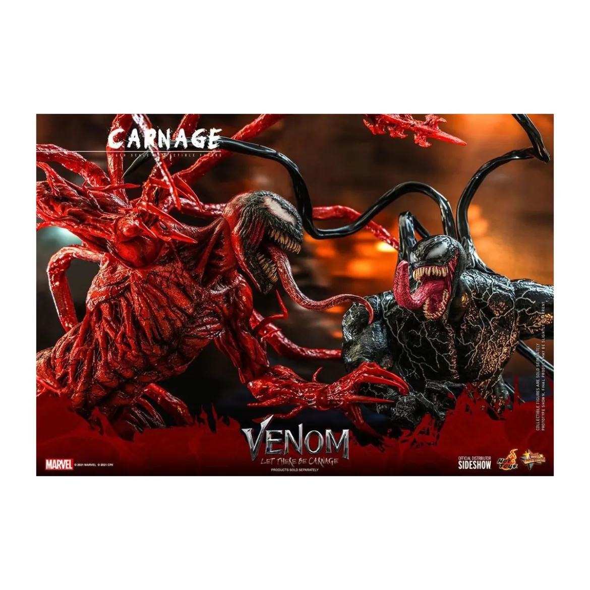 Hot Toys - Carnage Deluxe Version - Venom: Let There Be Carnage Movie Masterpiece 1/6