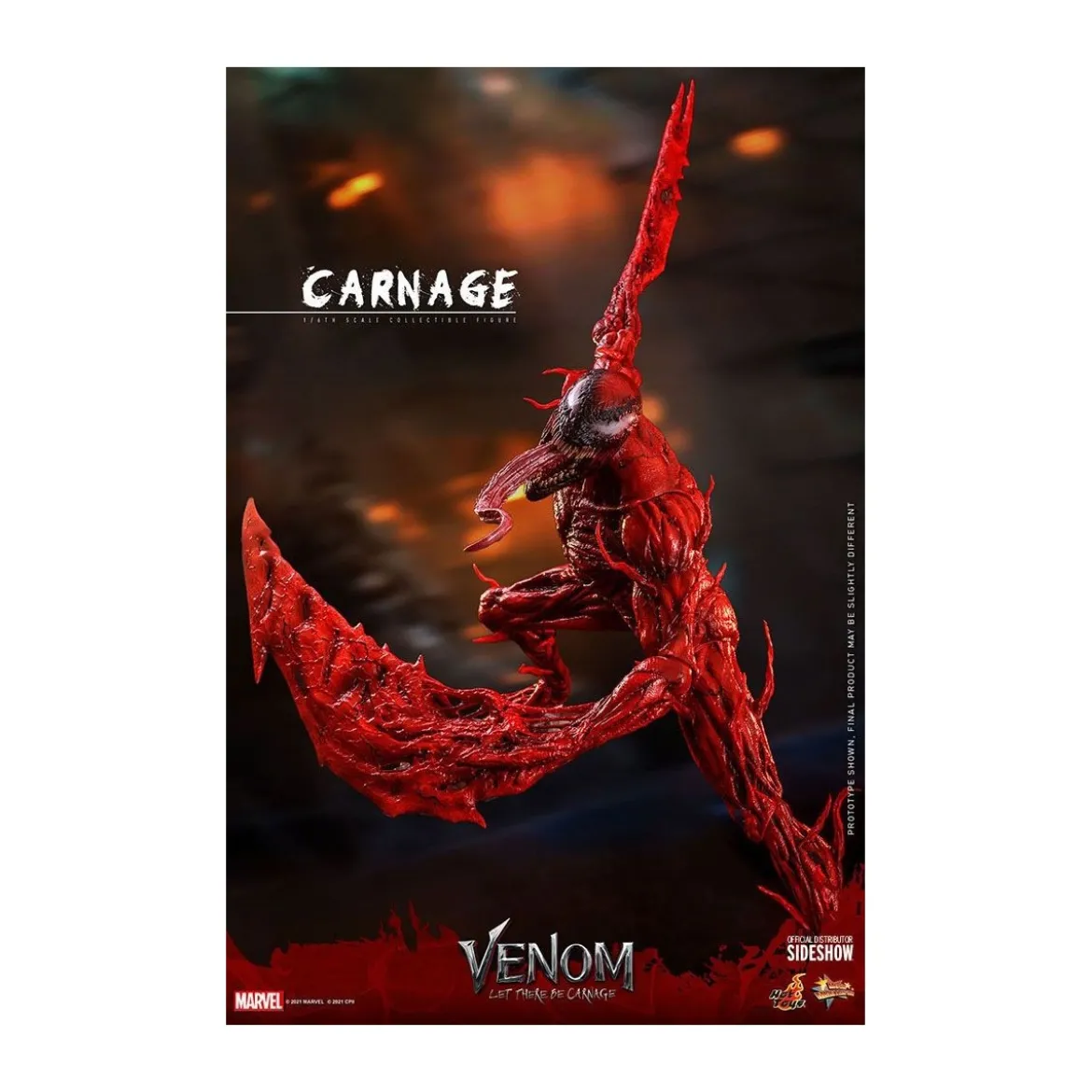 Hot Toys - Carnage Deluxe Version - Venom: Let There Be Carnage Movie Masterpiece 1/6