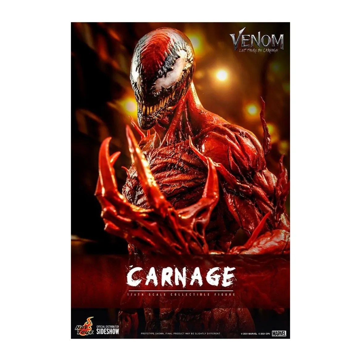 Hot Toys - Carnage Deluxe Version - Venom: Let There Be Carnage Movie Masterpiece 1/6