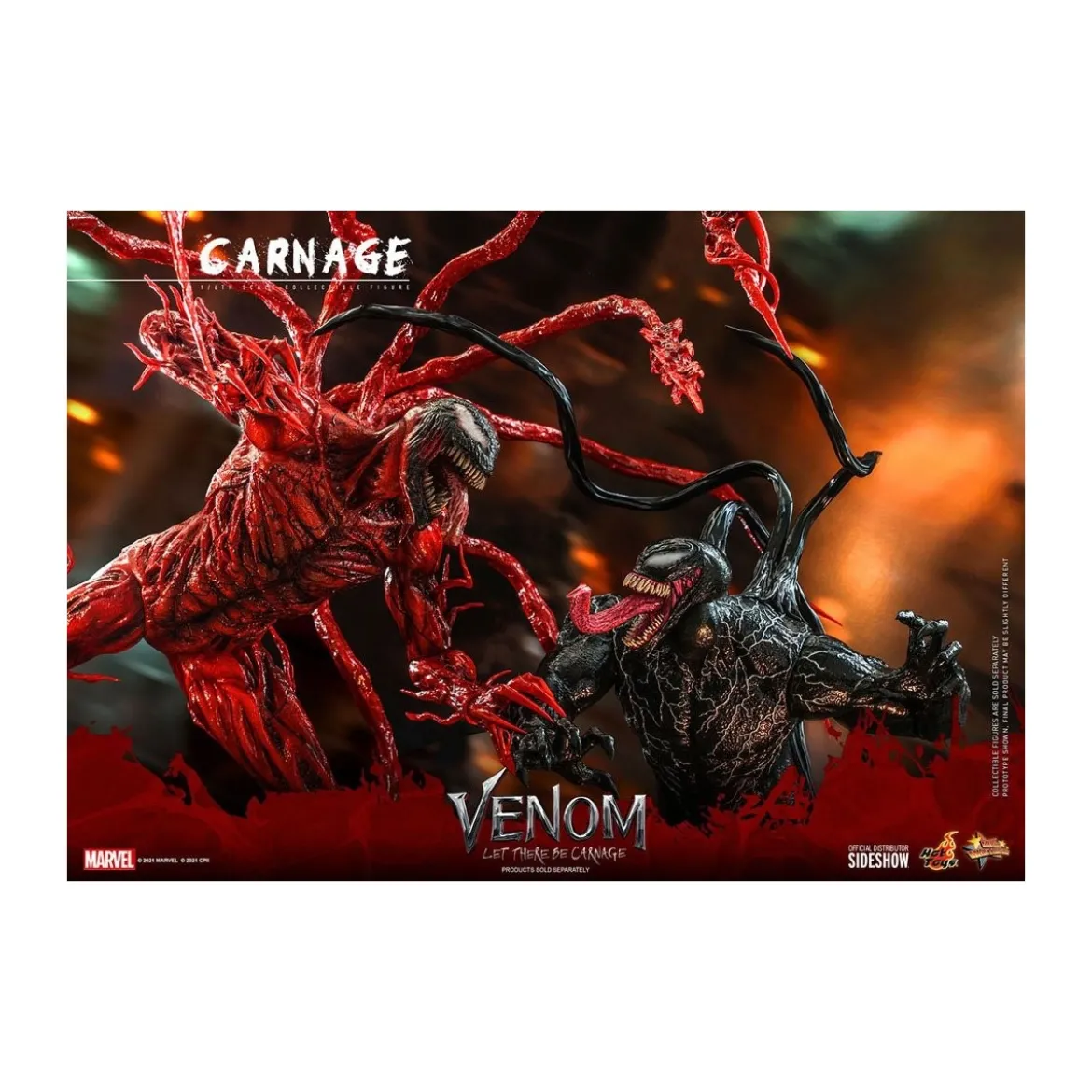 Hot Toys - Carnage Deluxe Version - Venom: Let There Be Carnage Movie Masterpiece 1/6