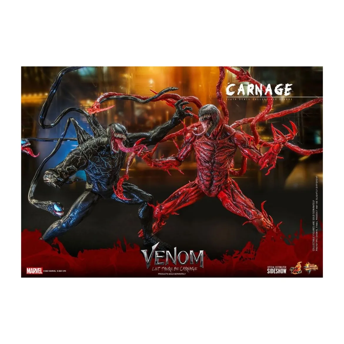 Hot Toys - Carnage Deluxe Version - Venom: Let There Be Carnage Movie Masterpiece 1/6