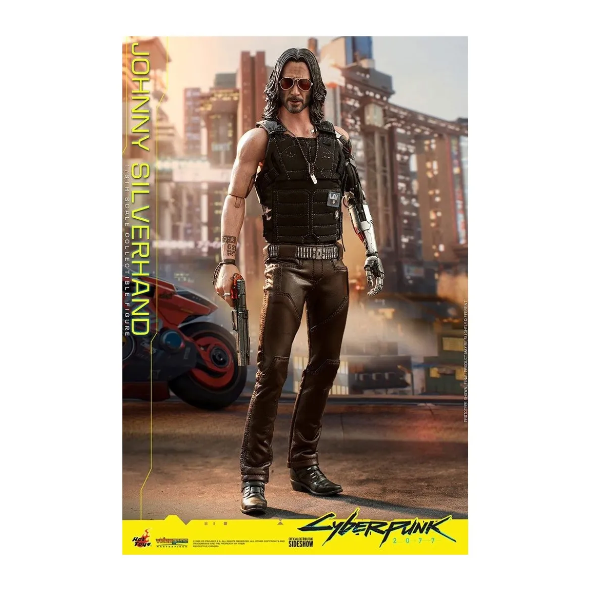 Hot Toys Cyberpunk 2077 - Johnny Silverhand - figurine Video Game Masterpiece 1/6