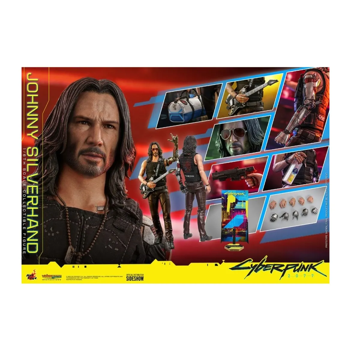 Hot Toys Cyberpunk 2077 - Johnny Silverhand - figurine Video Game Masterpiece 1/6