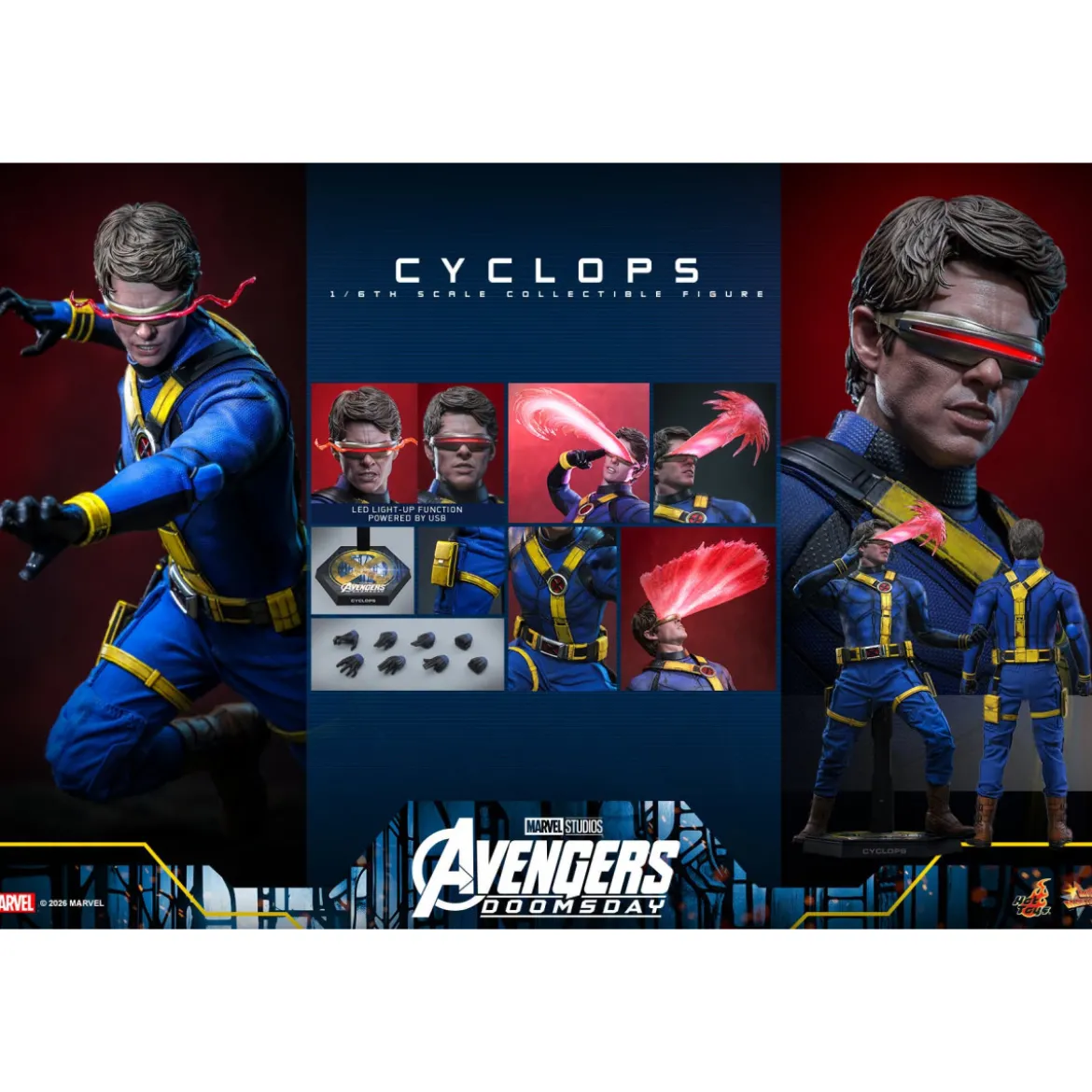 Hot Toys - Cyclops MMS908 1/6 - Avengers: Doomsday
