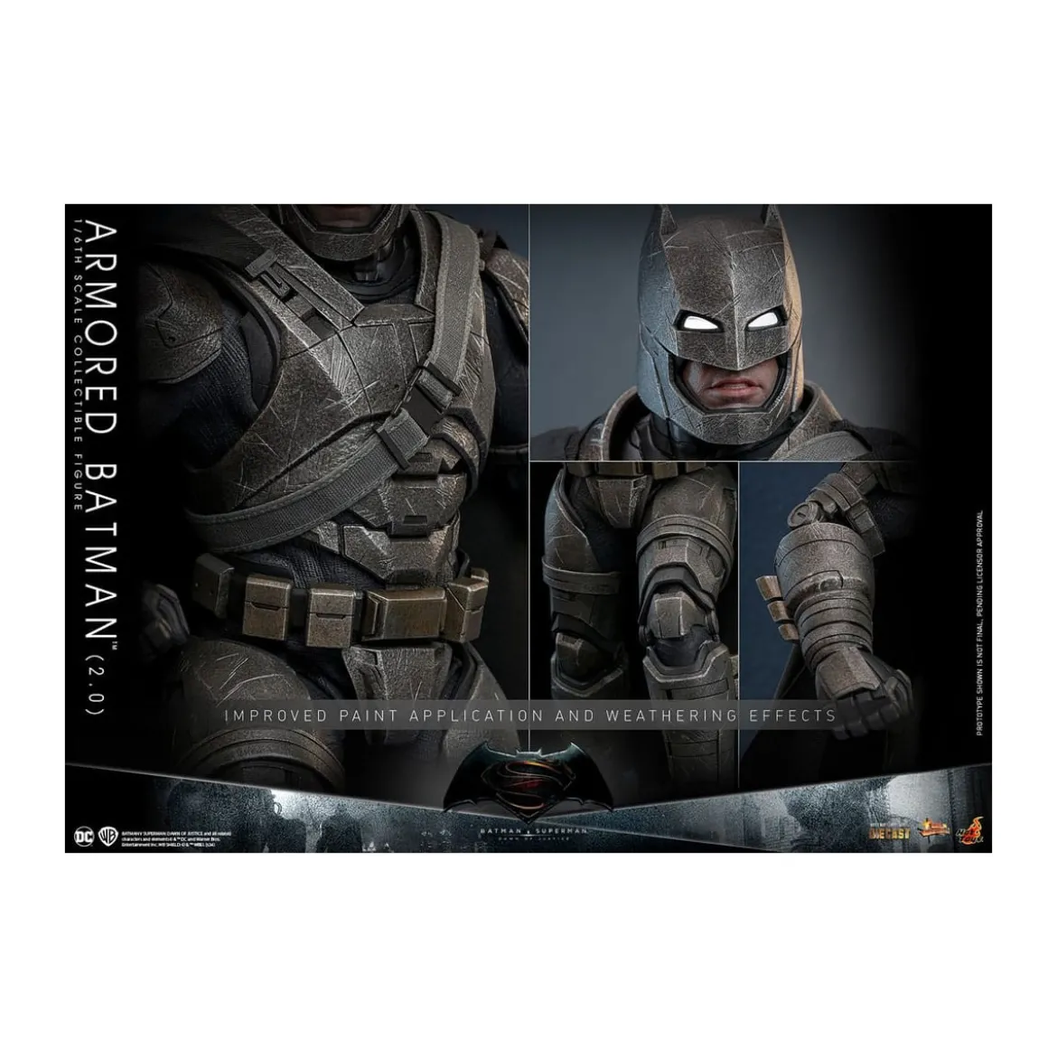 Hot Toys - DC Comics - Armored Batman 2.0 - Batman v Superman - MMS 1/6