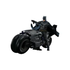 Hot Toys - DC Comics - Batman (Affleck) and Batcycle 1:6 Scale Figure Set The Flash - Movie Masterpiece 1/6