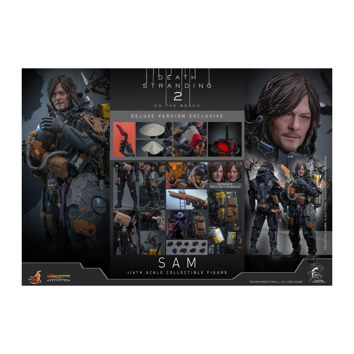 Hot Toys - Death Stranding 2: On the Beach VGM 1/6 - SAM Deluxe Version