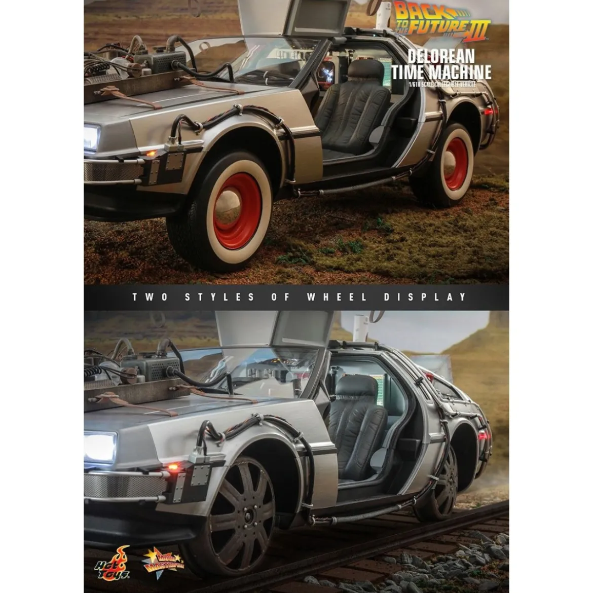 Hot Toys - Delorean Retour Vers le Futur 3 1/6 - BTTF3