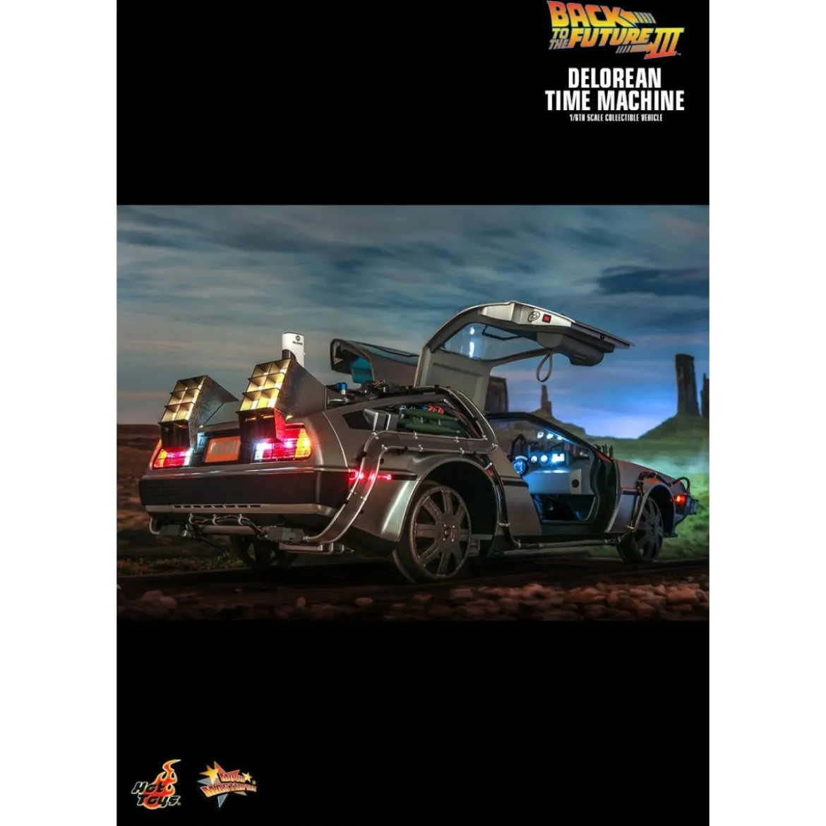 Hot Toys - Delorean Retour Vers le Futur 3 1/6 - BTTF3