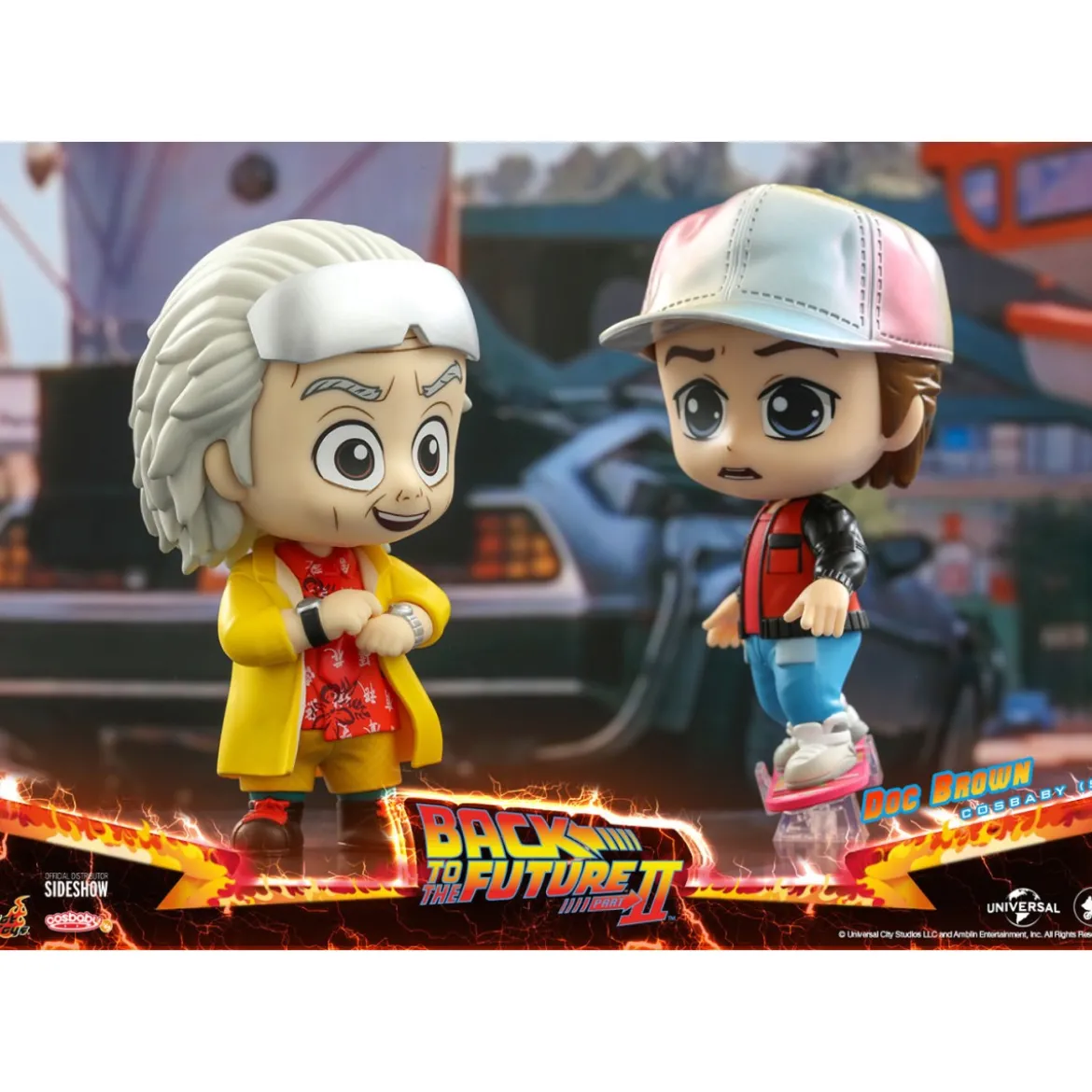 Hot Toys - Doc Brown - Cosbaby BTTF II - Retour vers le Futur II