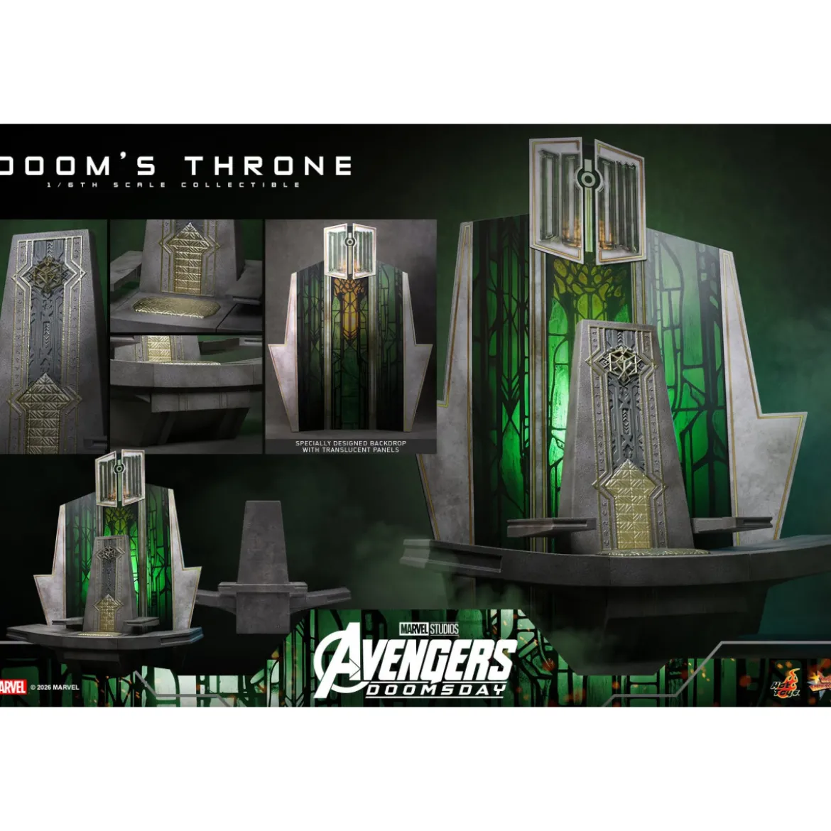 Hot Toys - Doom's Throne ACS016 1/6 - Avengers: Doomsday