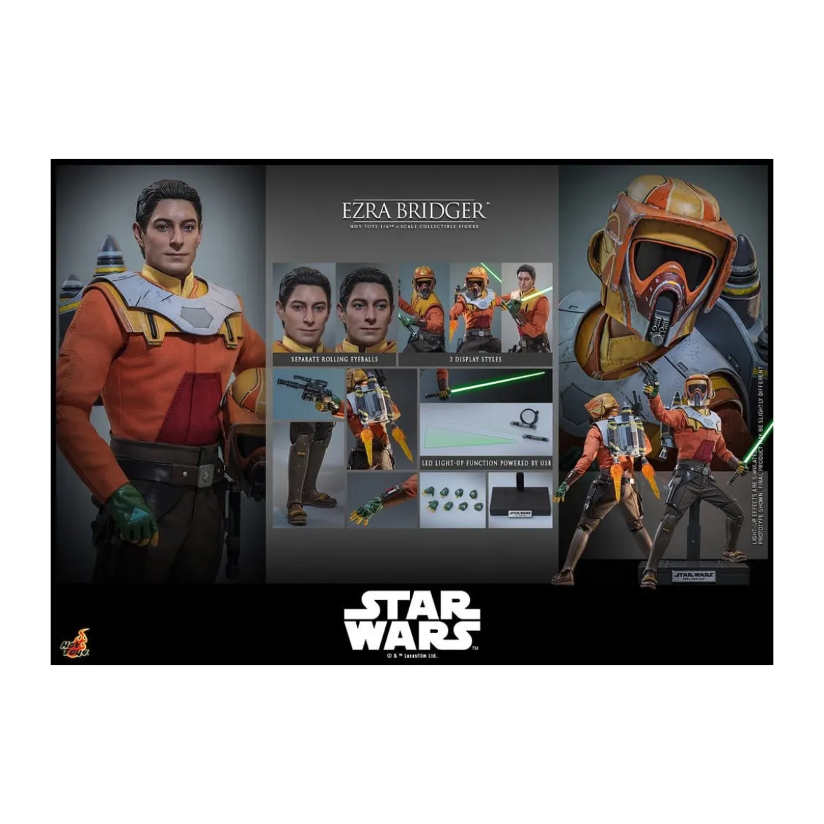 Hot Toys - Ezra Bridger TMS 1/6 - Star Wars: Rebels