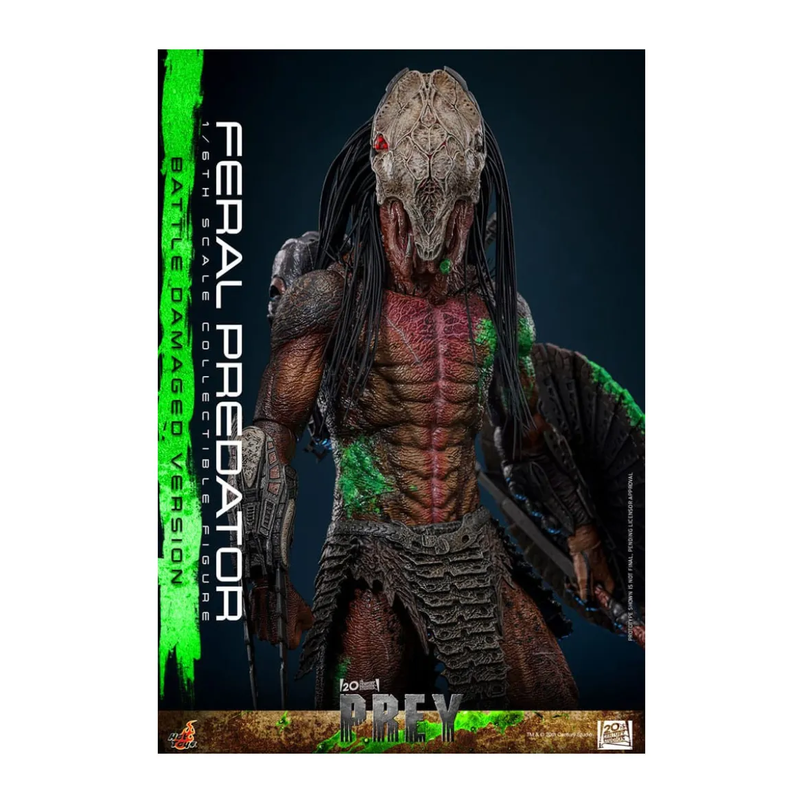 Hot Toys - Feral Predator (Battle Damaged Version) MMS 1/6 - Prey