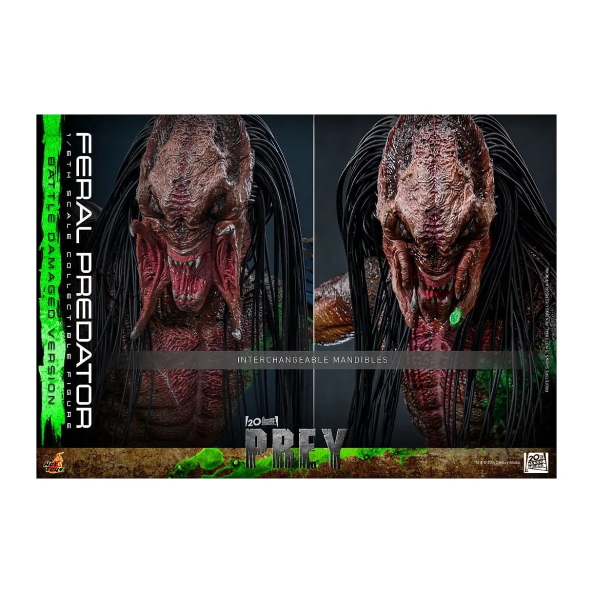 Hot Toys - Feral Predator (Battle Damaged Version) MMS 1/6 - Prey