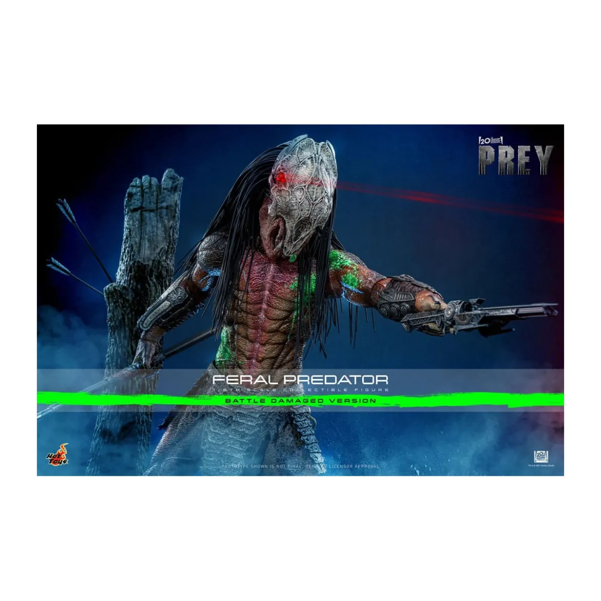 Hot Toys - Feral Predator (Battle Damaged Version) MMS 1/6 - Prey