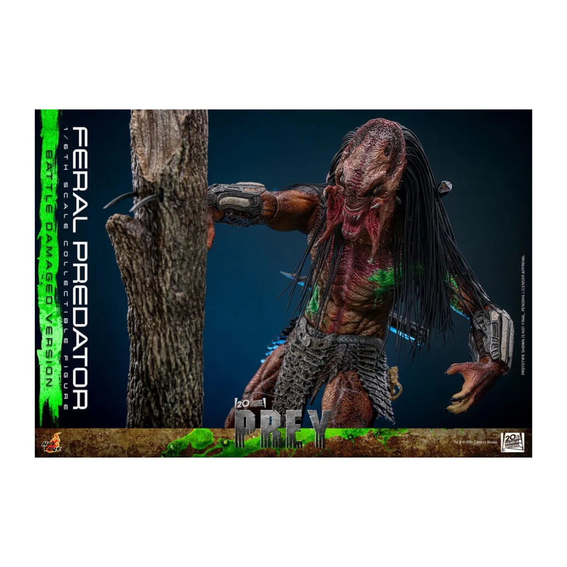 Hot Toys - Feral Predator (Battle Damaged Version) MMS 1/6 - Prey