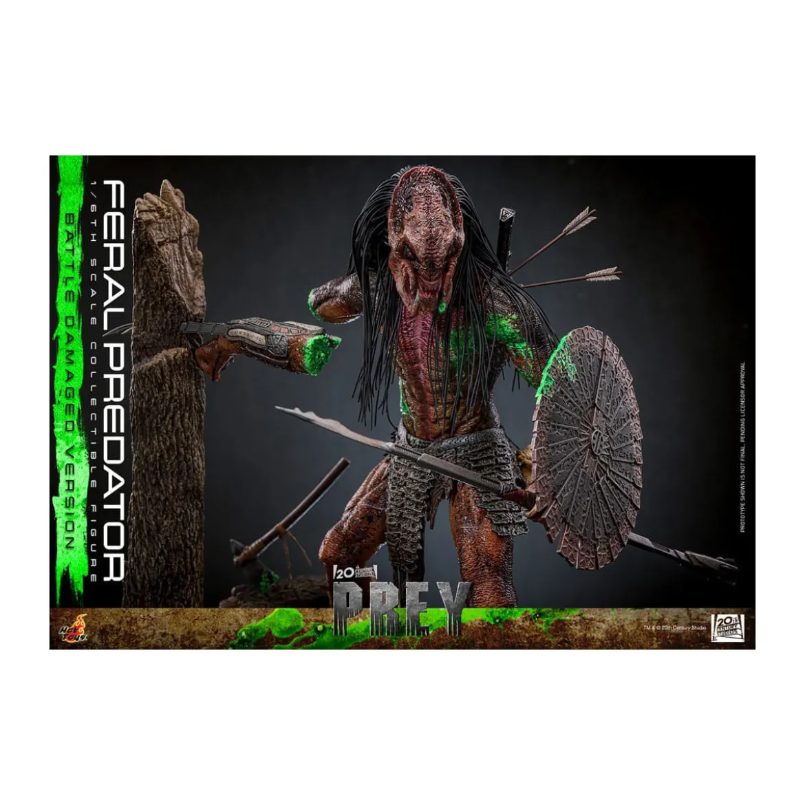 Hot Toys - Feral Predator (Battle Damaged Version) MMS 1/6 - Prey