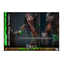 Hot Toys - Feral Predator (Battle Damaged Version) MMS 1/6 - Prey