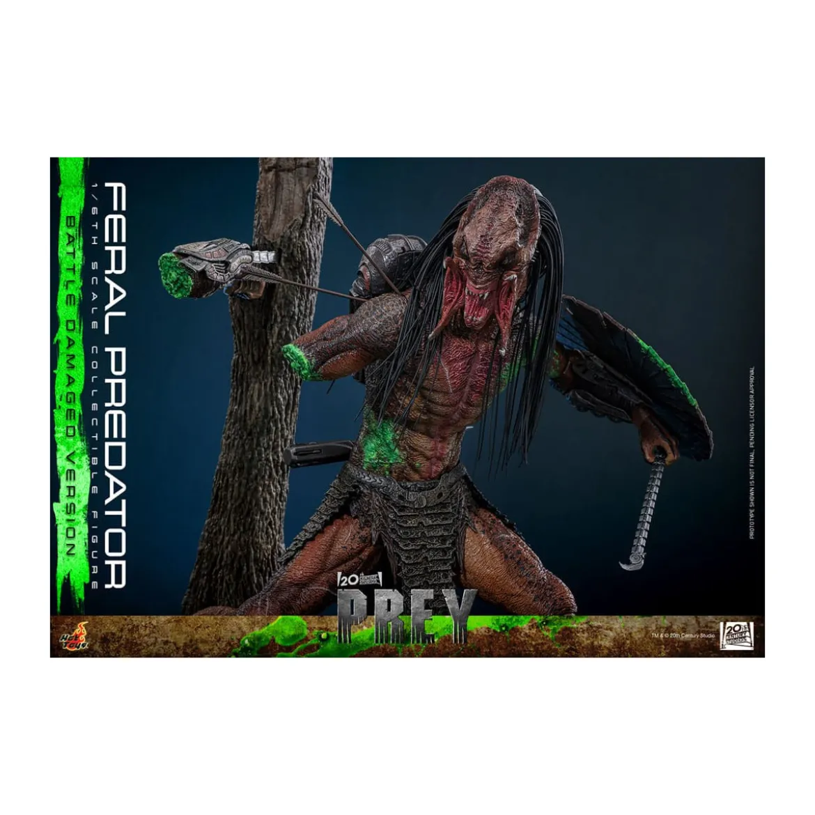 Hot Toys - Feral Predator (Battle Damaged Version) MMS 1/6 - Prey