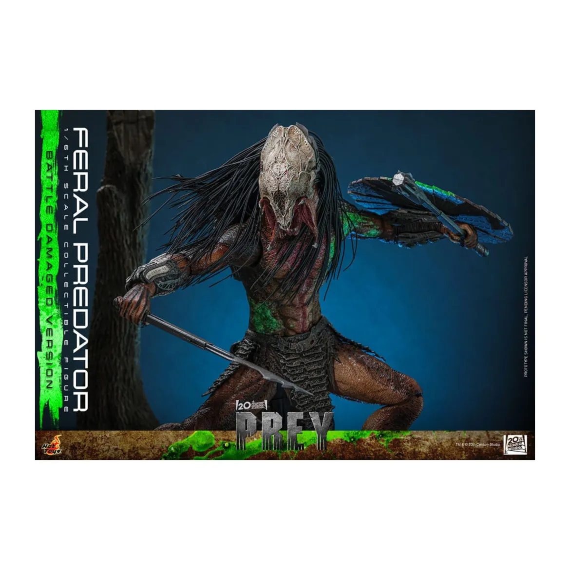 Hot Toys - Feral Predator (Battle Damaged Version) MMS 1/6 - Prey