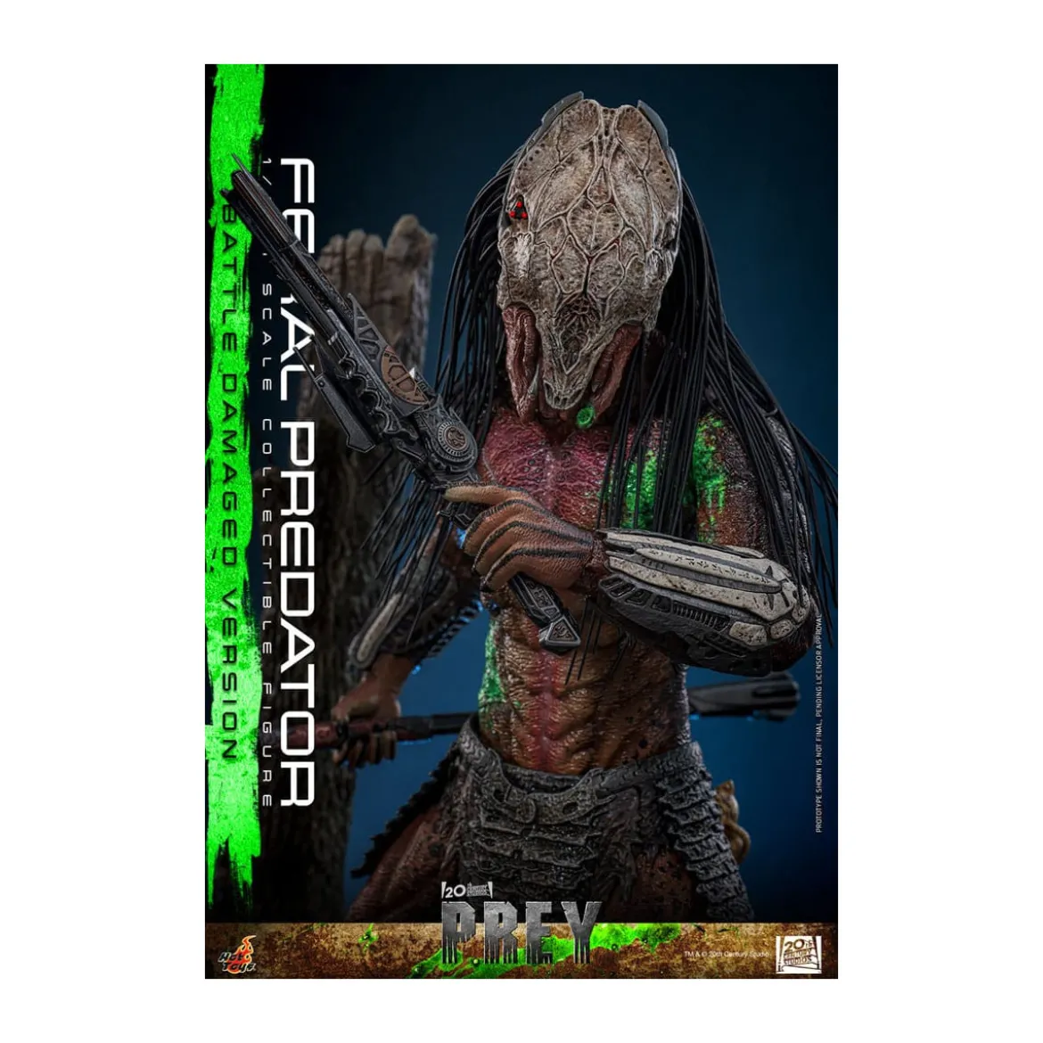 Hot Toys - Feral Predator (Battle Damaged Version) MMS 1/6 - Prey