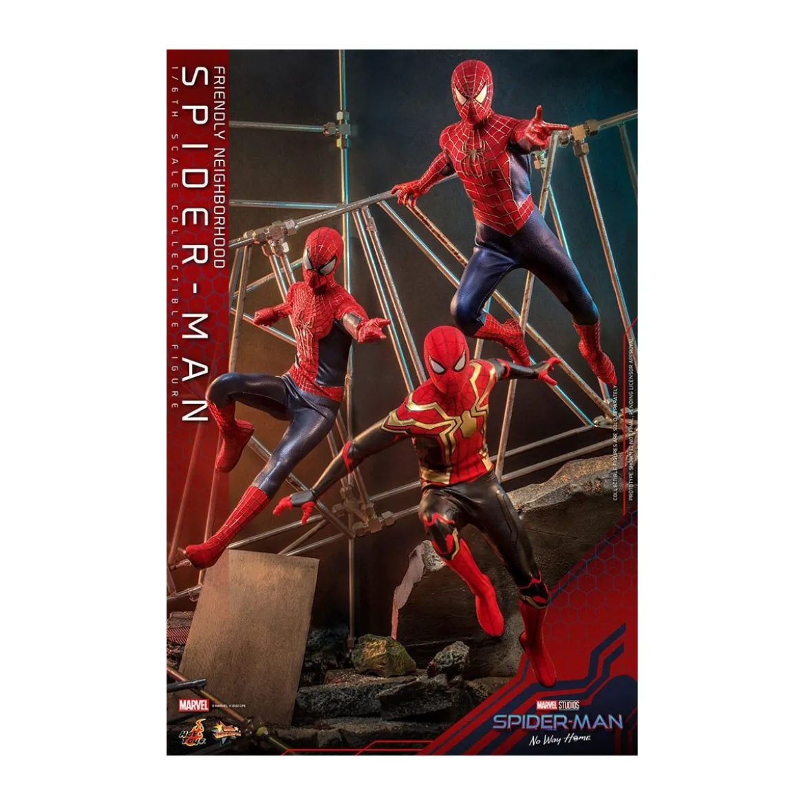 Hot Toys - Friendly Neighborhood Spider-Man - Marvel's Spider-Man: No Way Home figurine Movie Masterpiece 1/6