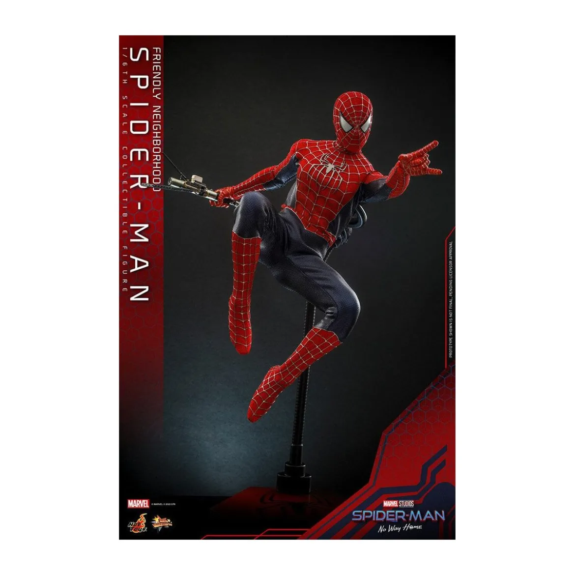 Hot Toys - Friendly Neighborhood Spider-Man - Marvel's Spider-Man: No Way Home figurine Movie Masterpiece 1/6