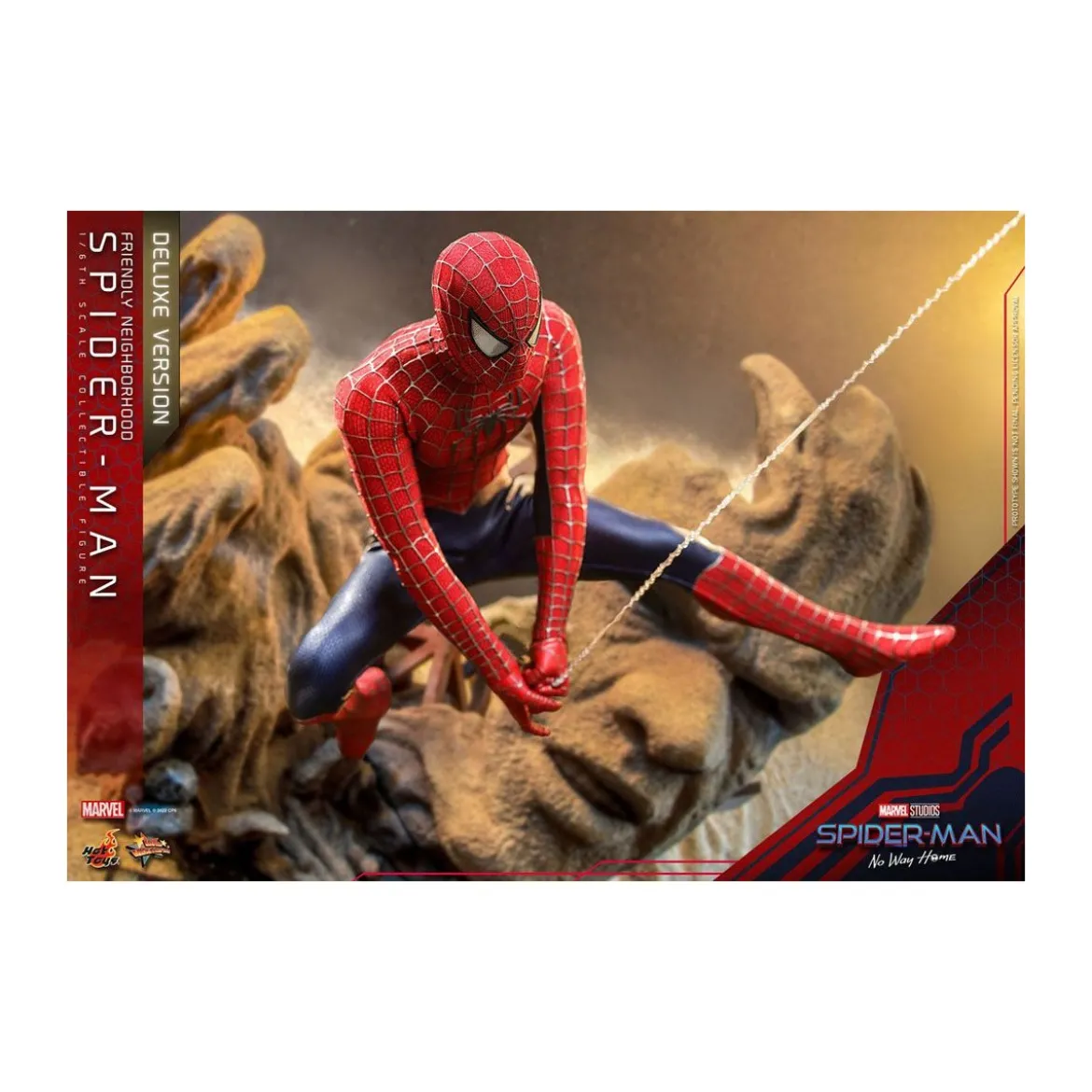 Hot Toys - Friendly Neighborhood Spider-Man (Deluxe Version) - Marvel's Spider-Man: No Way Home figurine Movie Masterpiece 1/6