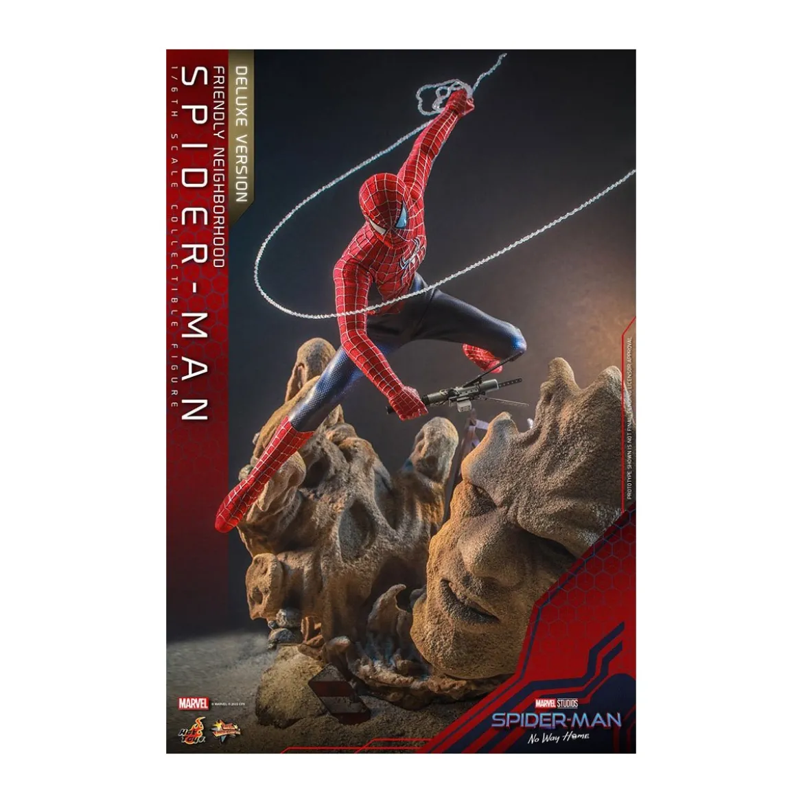 Hot Toys - Friendly Neighborhood Spider-Man (Deluxe Version) - Marvel's Spider-Man: No Way Home figurine Movie Masterpiece 1/6