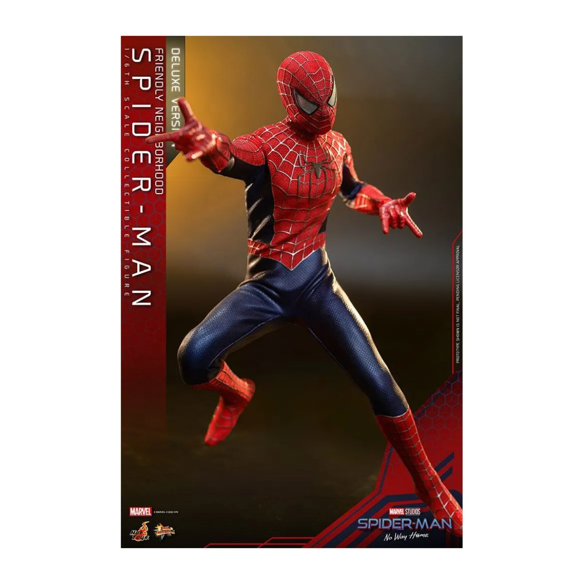 Hot Toys - Friendly Neighborhood Spider-Man (Deluxe Version) - Marvel's Spider-Man: No Way Home figurine Movie Masterpiece 1/6