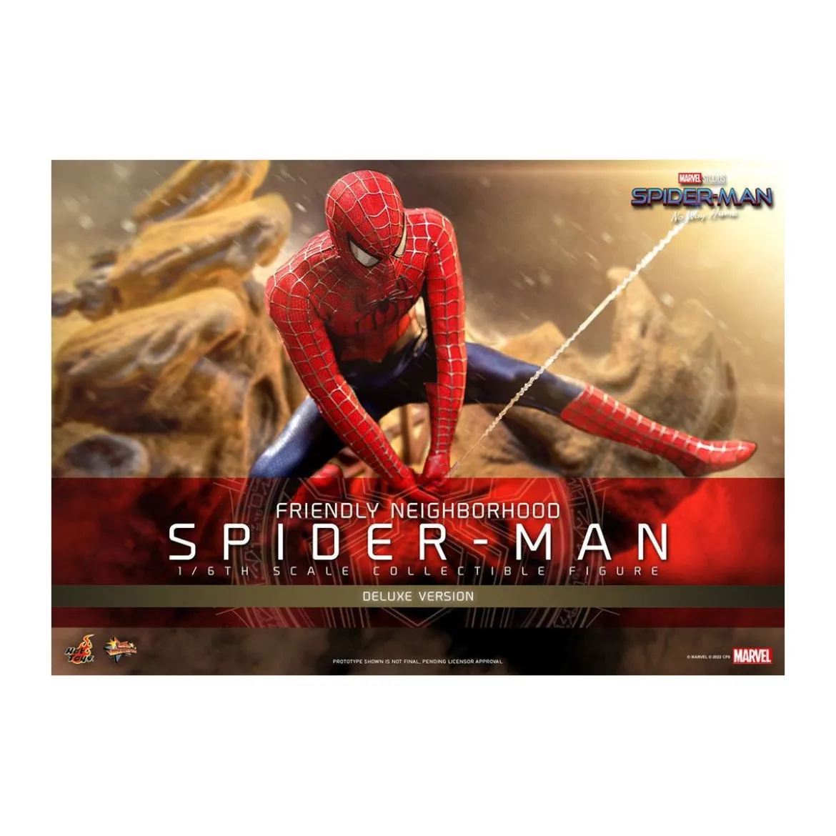 Hot Toys - Friendly Neighborhood Spider-Man (Deluxe Version) - Marvel's Spider-Man: No Way Home figurine Movie Masterpiece 1/6