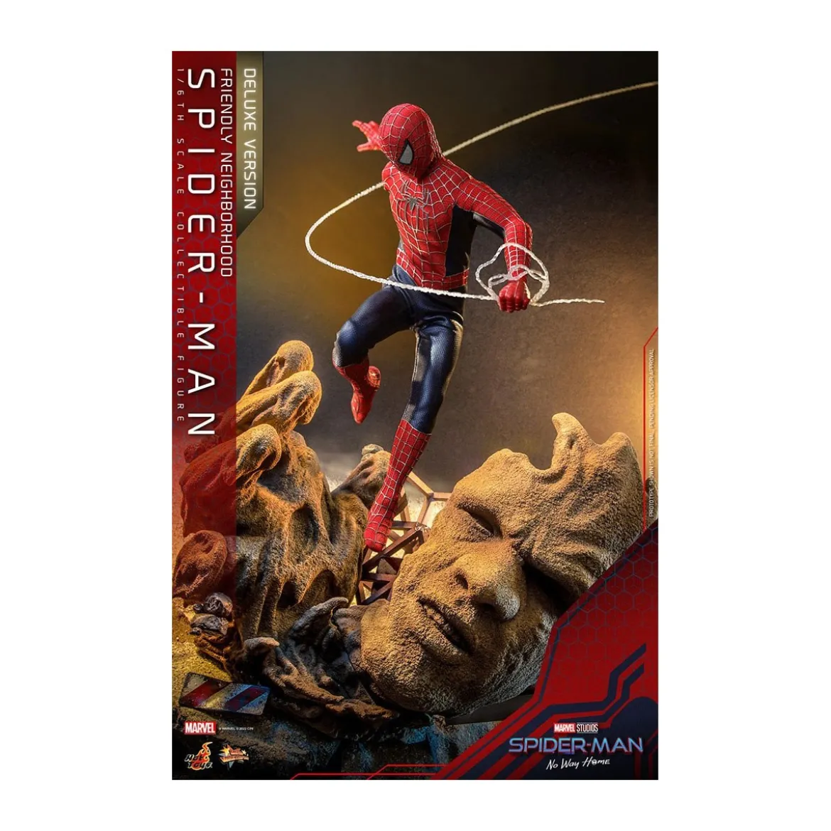 Hot Toys - Friendly Neighborhood Spider-Man (Deluxe Version) - Marvel's Spider-Man: No Way Home figurine Movie Masterpiece 1/6