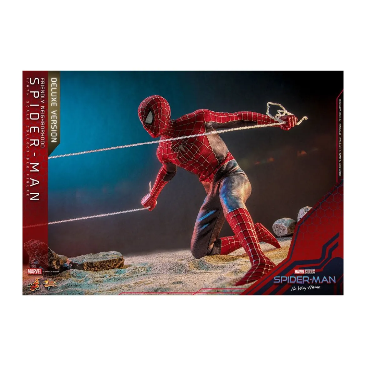 Hot Toys - Friendly Neighborhood Spider-Man (Deluxe Version) - Marvel's Spider-Man: No Way Home figurine Movie Masterpiece 1/6