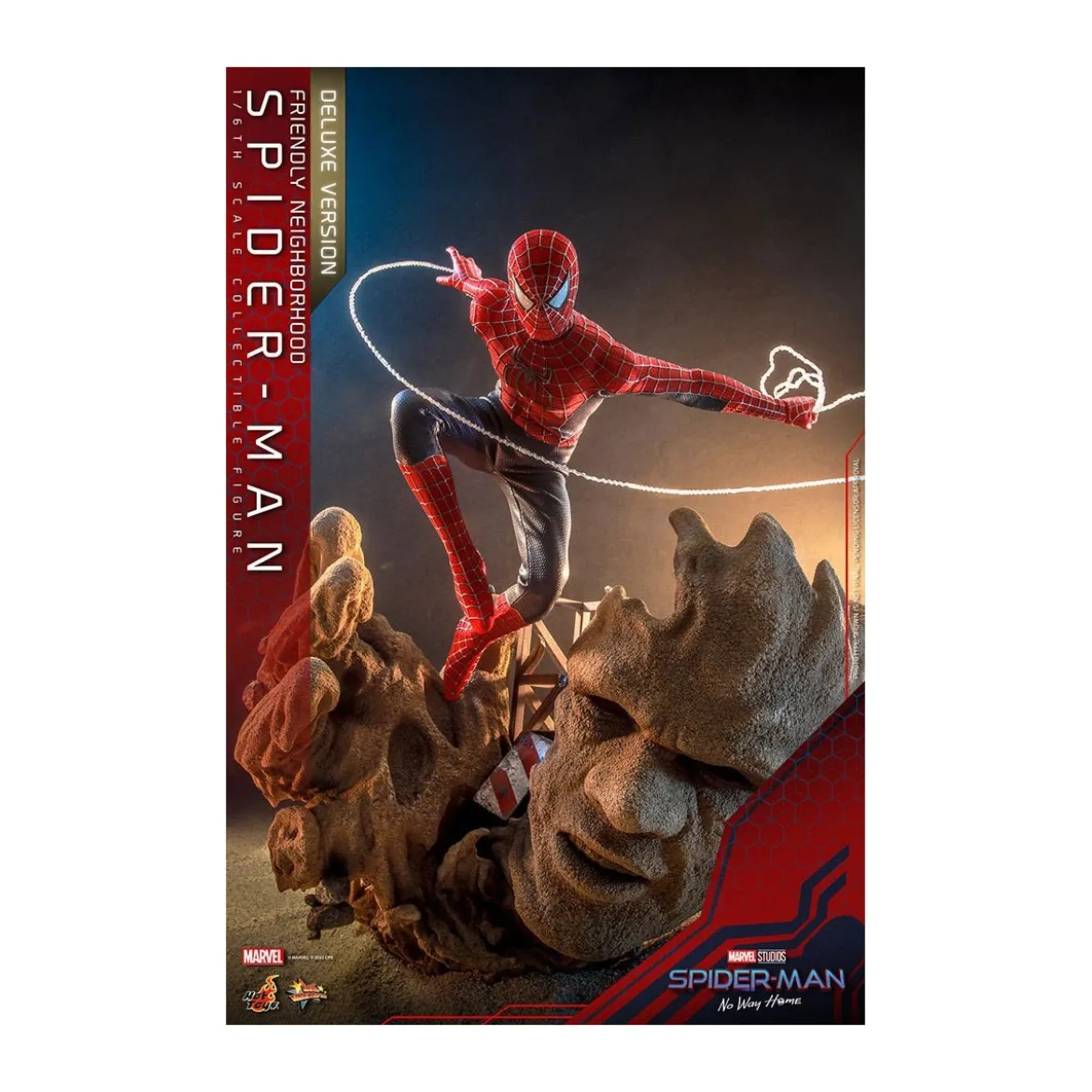 Hot Toys - Friendly Neighborhood Spider-Man (Deluxe Version) - Marvel's Spider-Man: No Way Home figurine Movie Masterpiece 1/6
