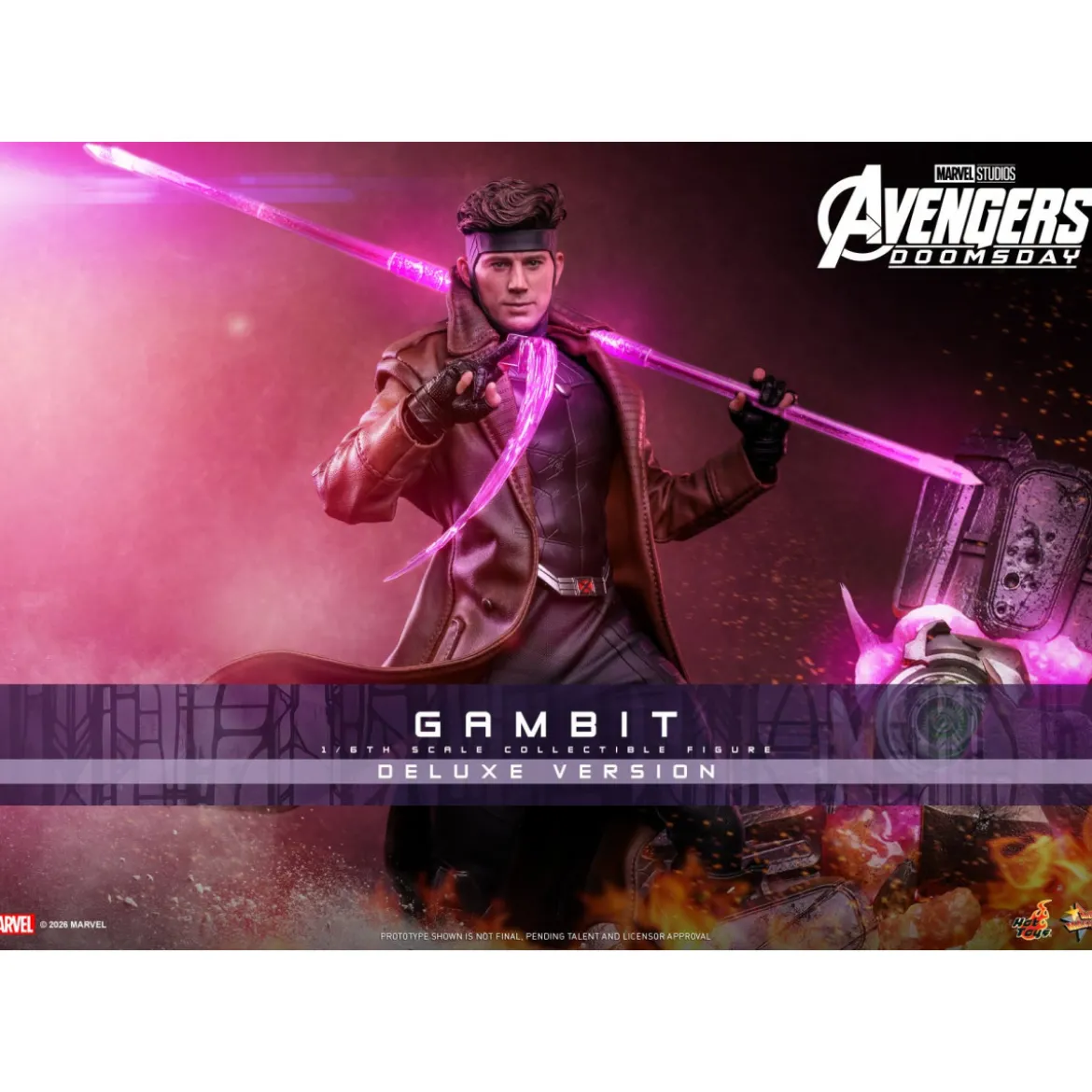 Hot Toys - Gambit Deluxe version MMS911 1/6 - Avengers: Doomsday