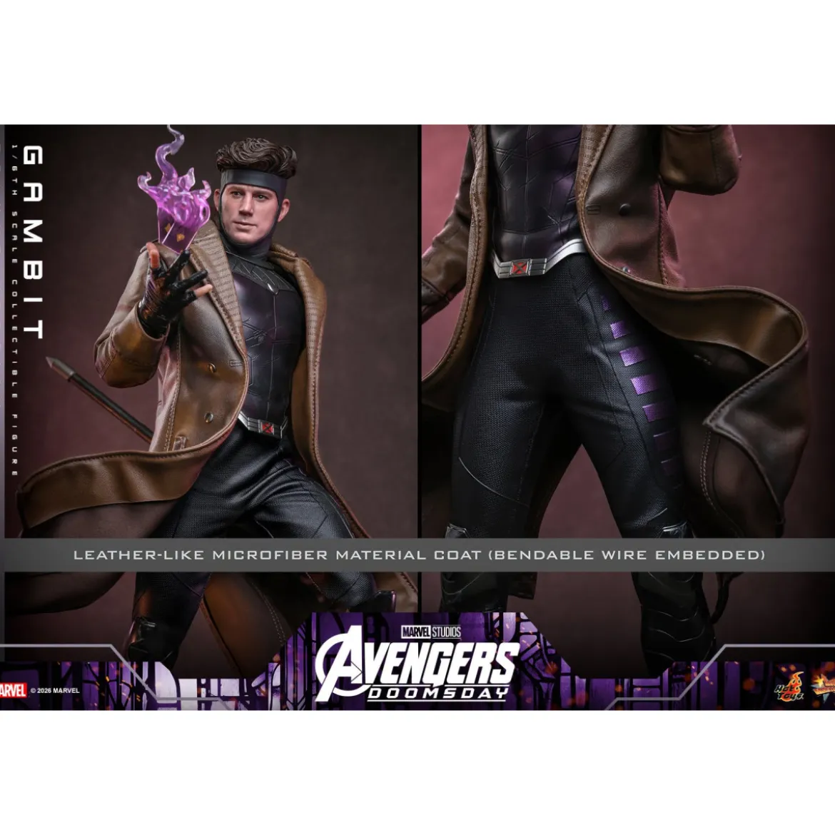 Hot Toys - Gambit Deluxe version MMS911 1/6 - Avengers: Doomsday