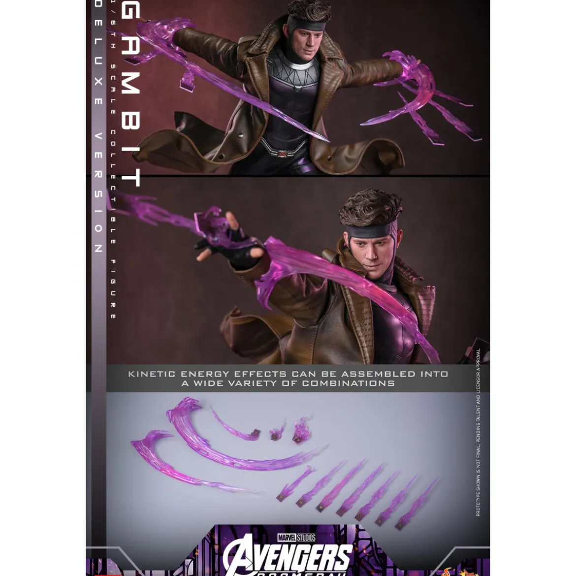 Hot Toys - Gambit Deluxe version MMS911 1/6 - Avengers: Doomsday