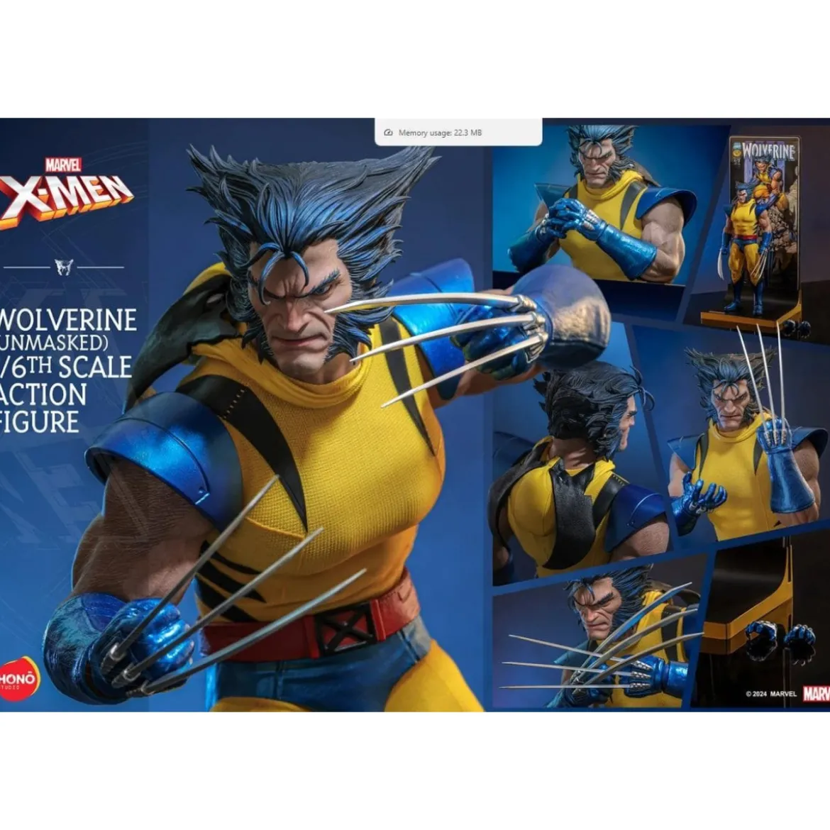 Hot Toys/Hono Studio - Marvel X-Men - Wolverine Unmasked 1/6
