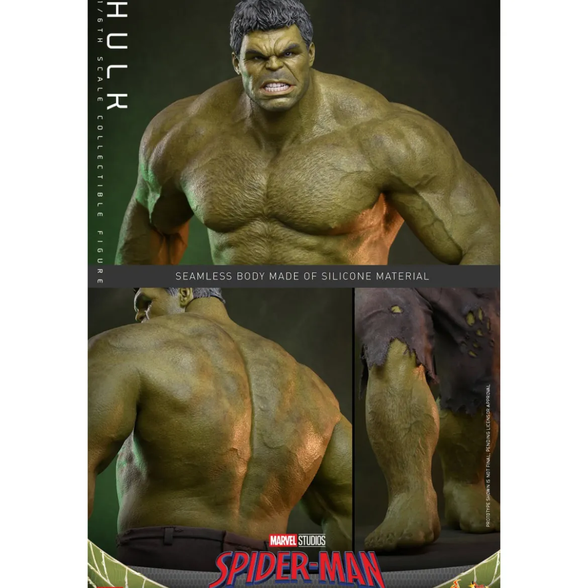 Hot Toys - HULK 1/6 MMS905 - Marvel's Spider-Man: Brand New Day